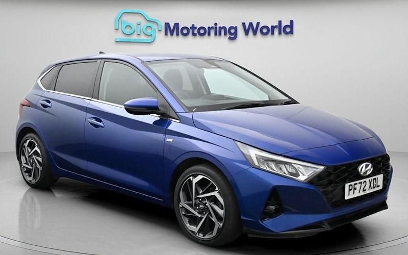 Used Hyundai i20 Premium 101 HP (74 kW) 2023 Blue Hatchback