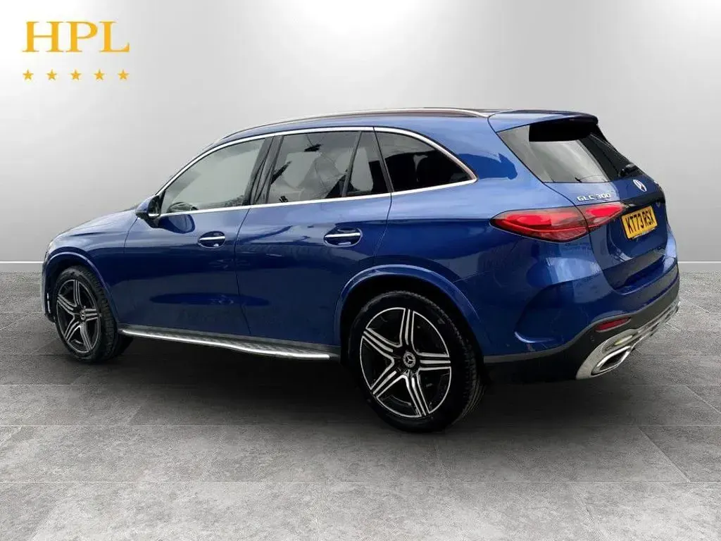 Used Mercedes GLC300e AMG line 280 HP (205 kW) 2023 Blue SUV