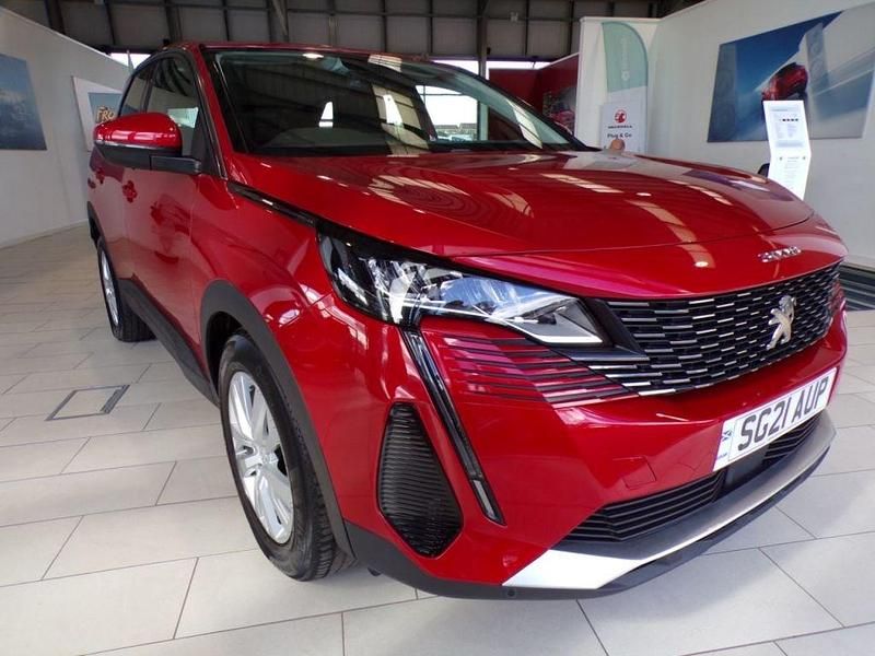Red Used 2021 Peugeot 3008 Active Premium Hatchback | £14,999 (Fair price) - Image 1/4