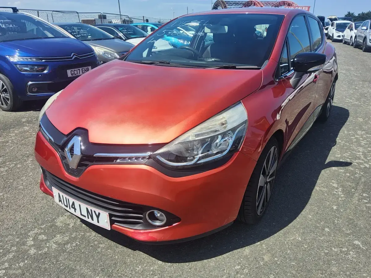 Used Renault Clio Dynamique 90 HP (66 kW) 2014 Red Hatchback