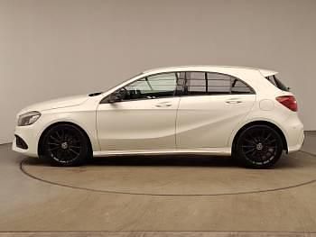 Used Mercedes A200 AMG Line Premium 156 HP (114 kW) 2018 White Hatchback