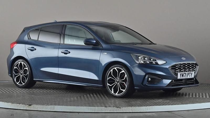 Used Ford Focus ST-Line X 125 HP (91 kW) 2022 Blue Hatchback