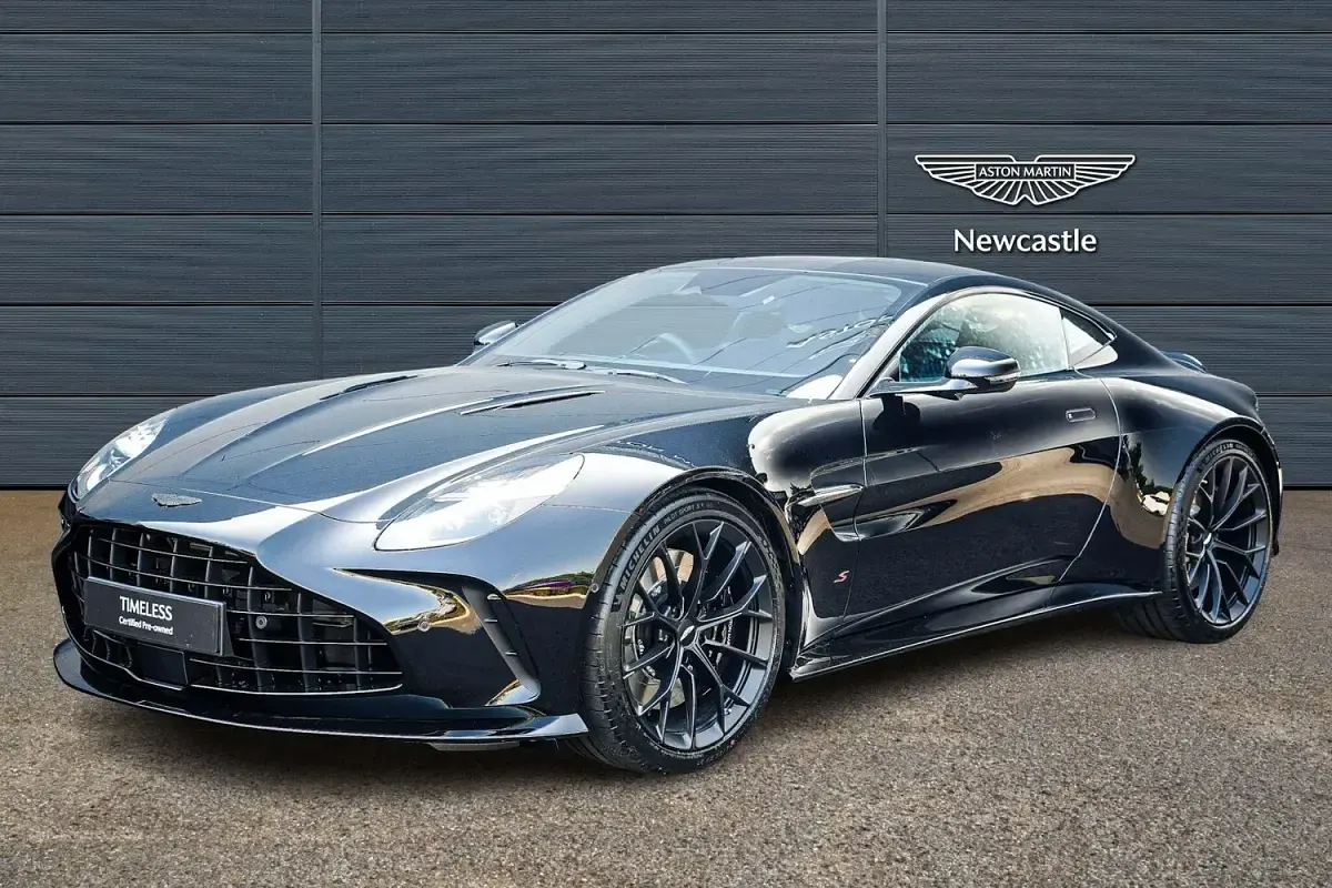 New Aston Martin V8 Vantage 2026 Black Hatchback