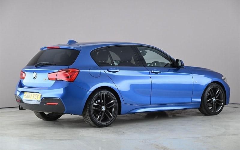 Used BMW 118 M Sport 136 HP (100 kW) 2017 Blue Hatchback