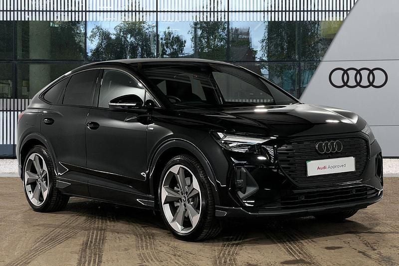 Black Used 2024 Audi Q4 Sportback e-tron Black Edition SUV | £39,999 (Good price) - Image 1/4