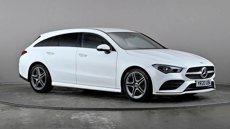 Used Mercedes CLA200 AMG Line Premium 163 HP (119 kW) 2020 White Estate