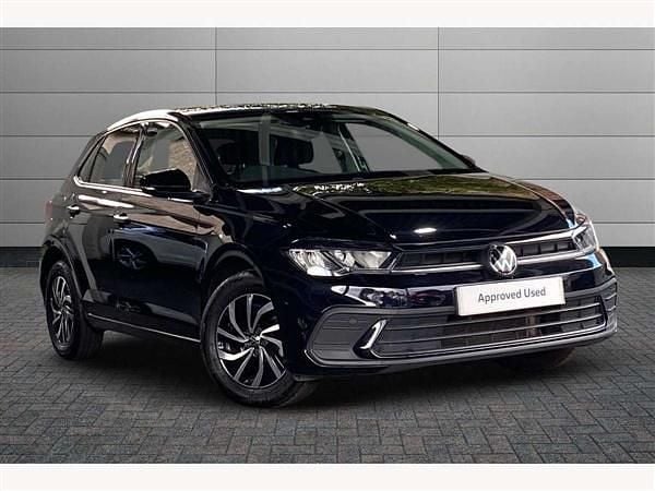Black Used 2023 VW Polo Life Hatchback | £17,199 (Fair price) - Image 1/4
