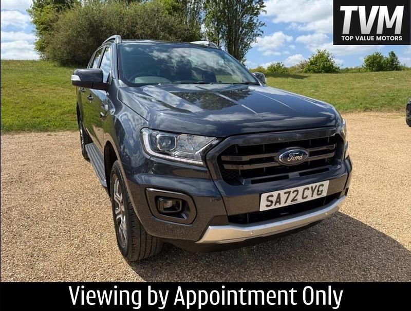 Grey Used 2022 Ford Ranger Wildtrack Pickup | £20,975 (Good price) - Image 1/4