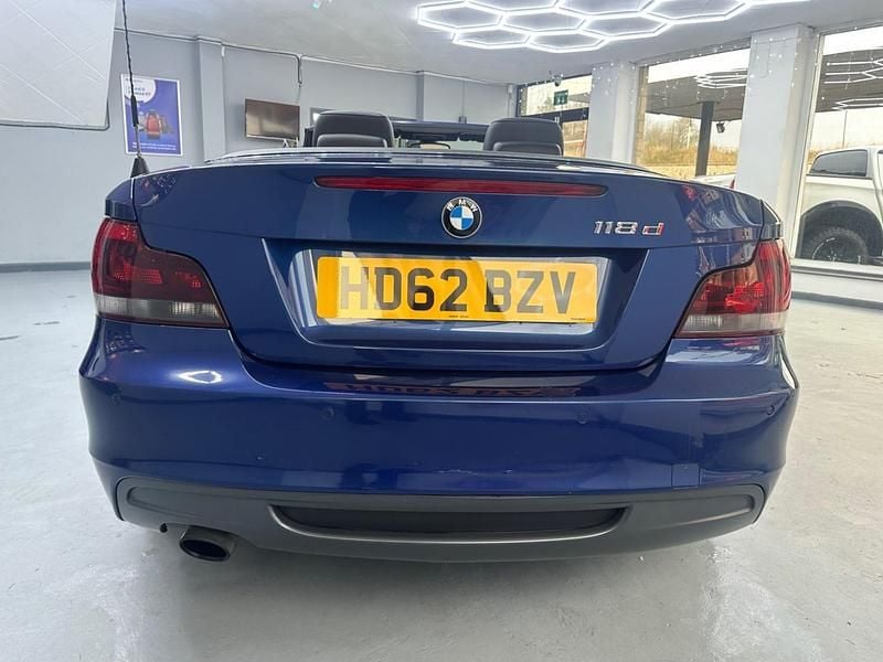 Used BMW 118 Cabriolet Sport Line 2012 Blue Cabriolet