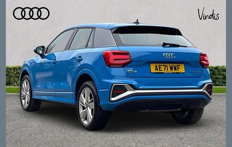 Used Audi Q2 S-Line 147 HP (108 kW) 2021 Blue SUV