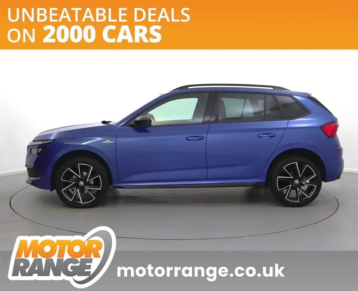 Used Skoda Kamiq Monte Carlo 147 HP (108 kW) 2023 Blue SUV
