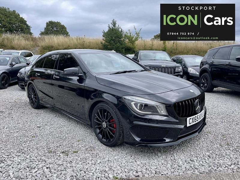 Black Used 2015 Mercedes CLA220 AMG Sedan | £9,699 (Fair price) - Image 1/4