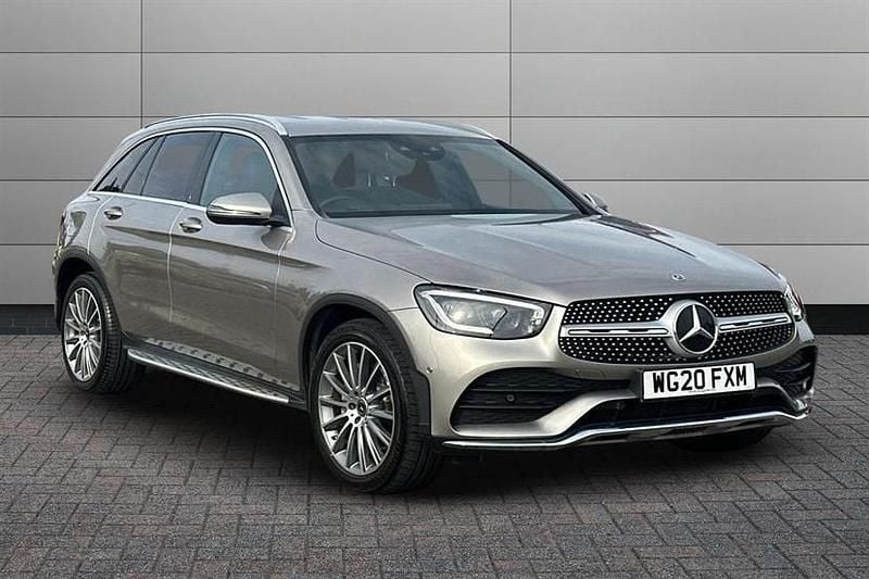 Silver Used 2020 Mercedes GLC300 AMG Line Premium Estate | £29,550 (Good price) - Image 1/4
