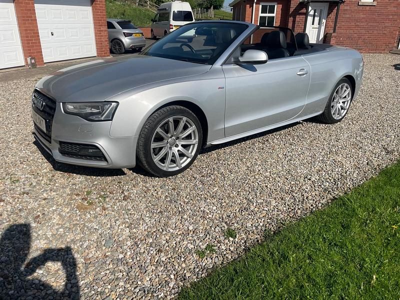 Silver Used 2012 Audi A5 Cabriolet S-Line Cabriolet | £5,995 (Fair price) - Image 1/4