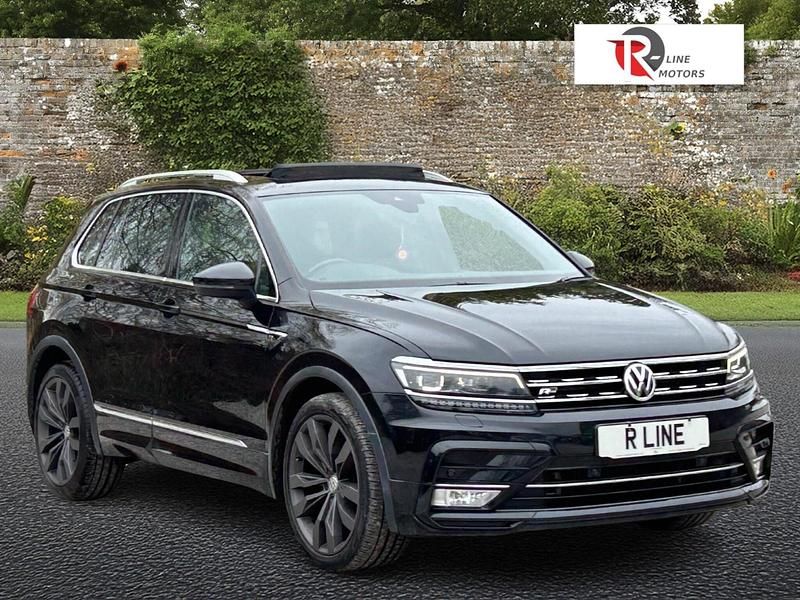 Used VW Tiguan R-line 150 HP (110 kW) 2017 Black SUV