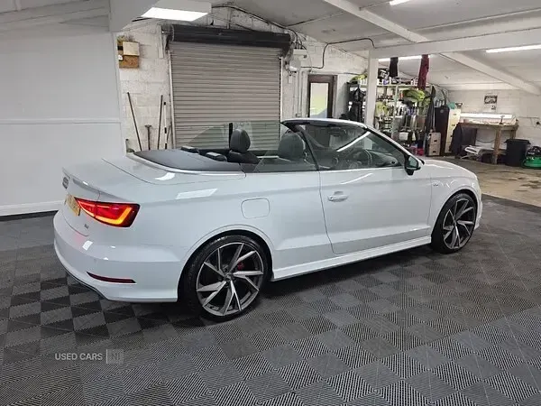 Used Audi A3 Cabriolet S-Line 184 HP (135 kW) 2015 White Cabriolet