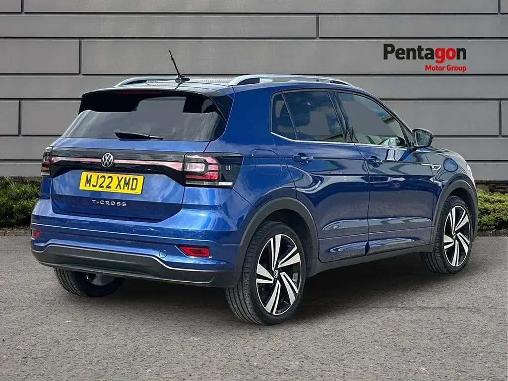 Used VW T-Cross R-line 108 HP (79 kW) 2022 Blue SUV