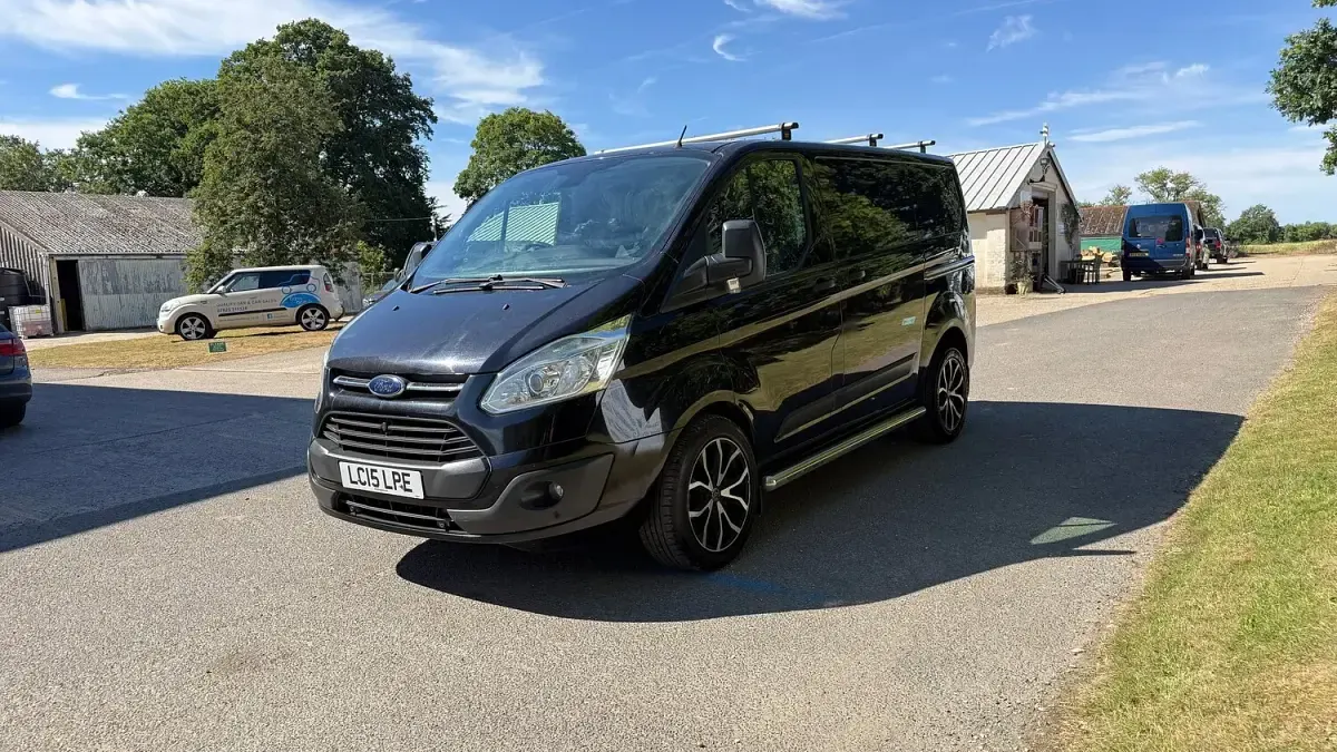 Used Ford Transit Custom Trend 125 HP (91 kW) 2015 Black Van