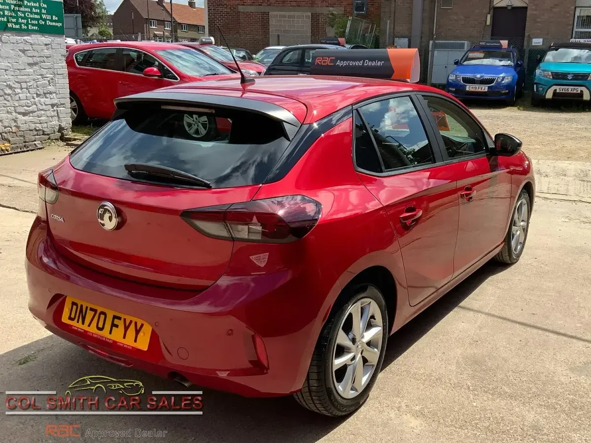 Used Vauxhall Corsa 75 HP (55 kW) 2020 Red Hatchback