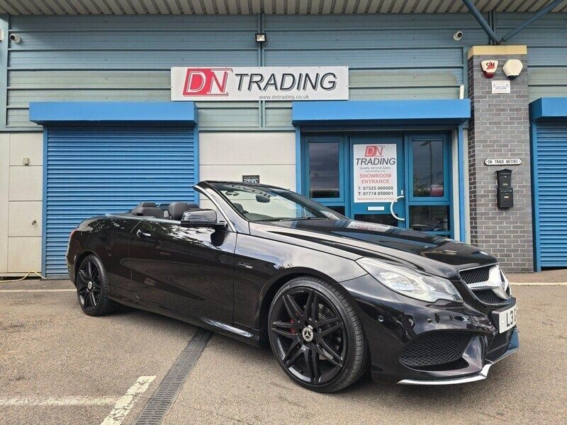 Black Used 2013 Mercedes E350 AMG Cabriolet | £11,500 - Image 1/3