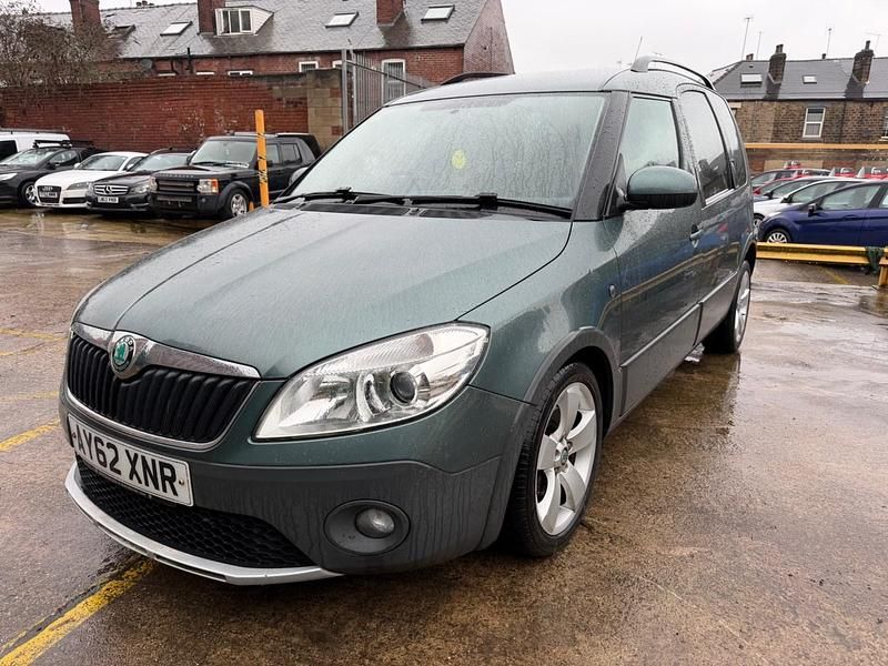 Used Skoda Roomster 105 HP (77 kW) 2012 Green MPV
