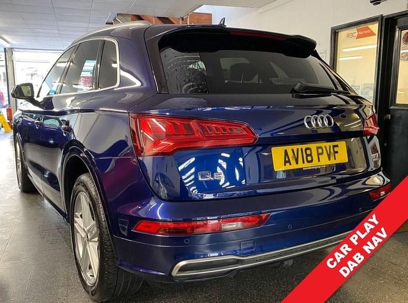 Used Audi Q5 S-Line 252 HP (185 kW) 2018 Blue SUV