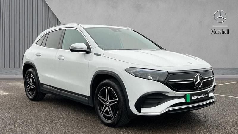Moonstone white metallic Used 2022 Mercedes EQA300 AMG line SUV | £21,980 (Fair price) - Image 1/4