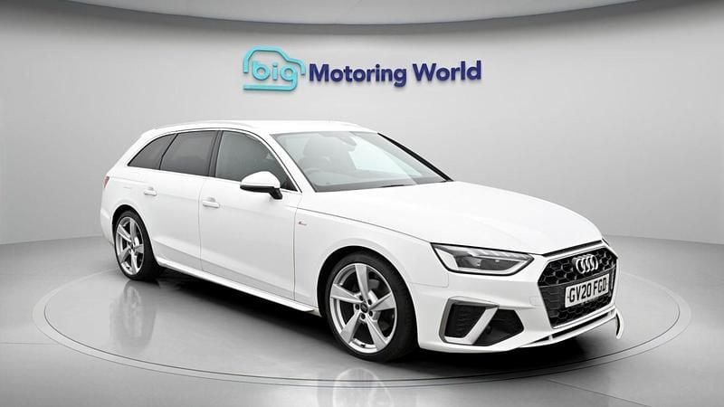 Used Audi A4 S-Line 190 HP (139 kW) 2020 White Estate
