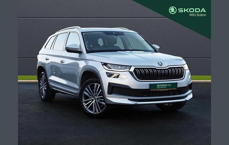 Brilliant silver metallic Used 2022 Skoda Kodiaq LAURIN & KLEMENT SUV | £29,995 (A bit pricey) - Image 1/4