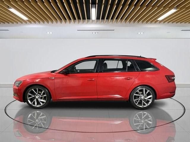 Used Skoda Superb SportLine 150 HP (110 kW) 2017 Red Estate