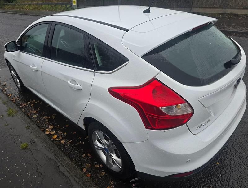 Used Ford Focus Zetec 125 HP (91 kW) 2013 White Hatchback