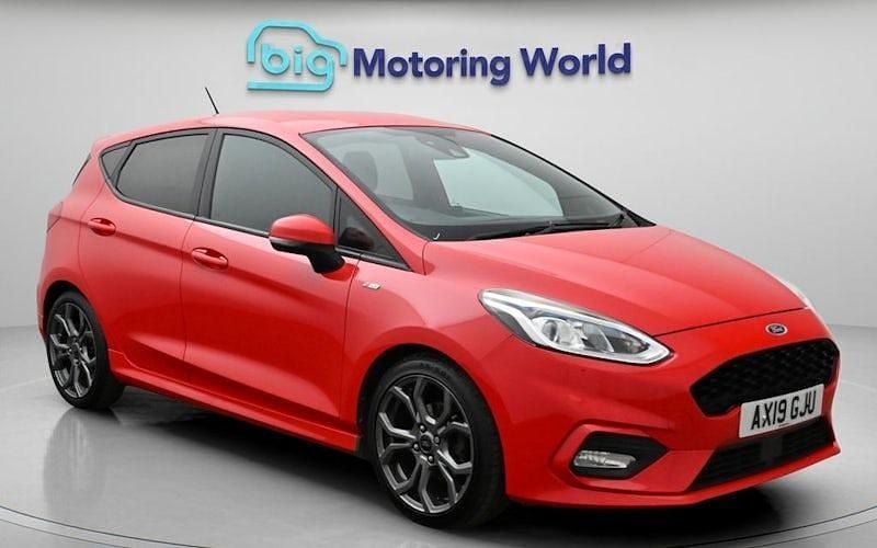 Used Ford Fiesta ST-Line 125 HP (91 kW) 2019 Red Hatchback