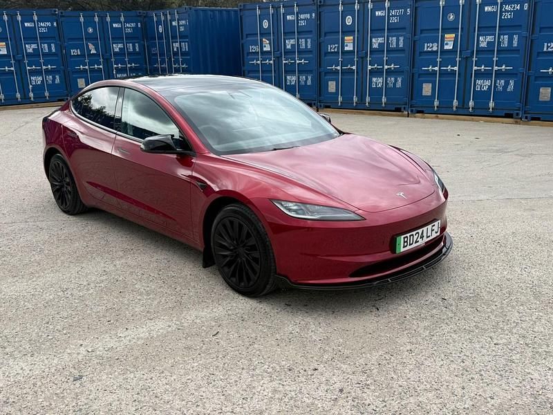 Red Used 2024 Tesla Model 3 RWD Sedan | £21,000 - Image 1/4