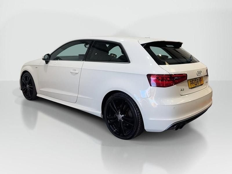 Used Audi A3 S-Line 122 HP (89 kW) 2013 White Hatchback