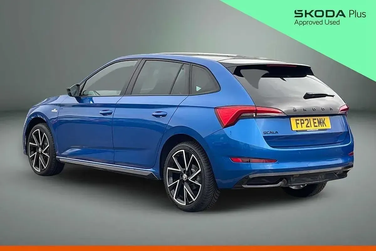 Used Skoda Scala Monte Carlo 150 HP (110 kW) 2021 Race blue metallic Hatchback