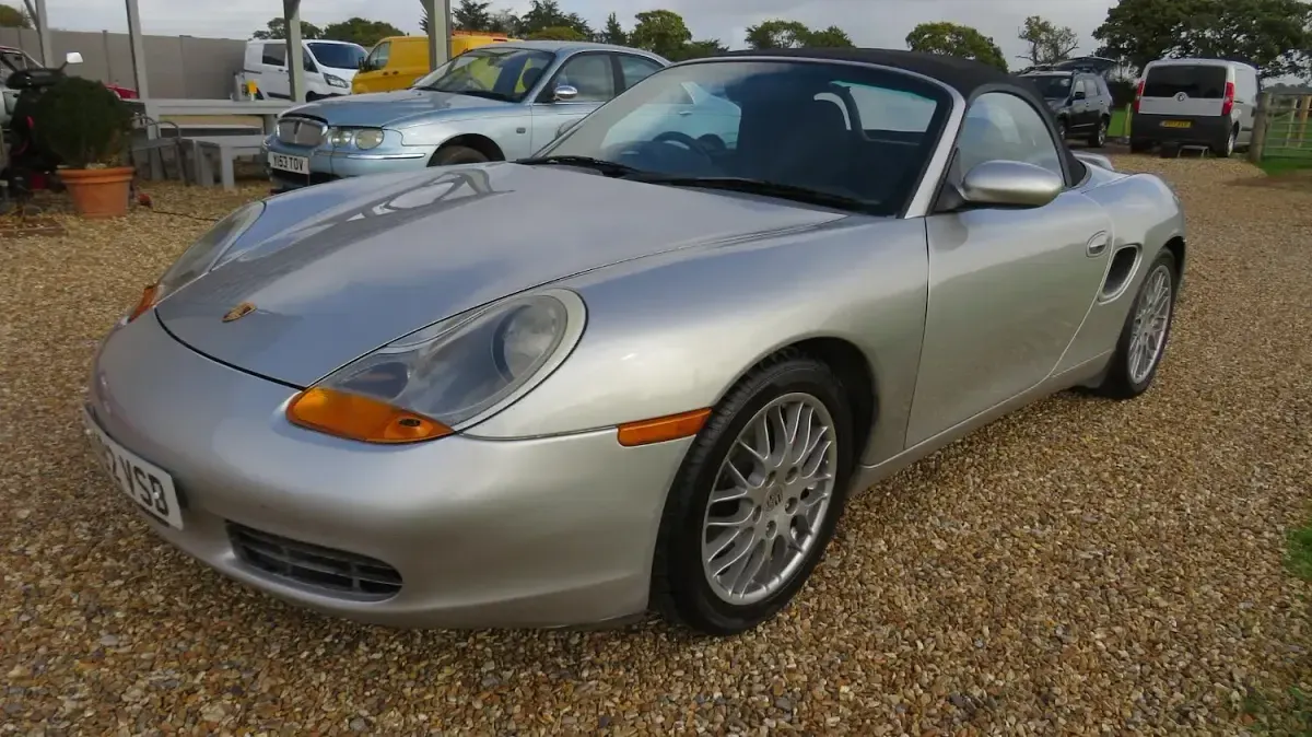 Used Porsche Boxster 204 HP (150 kW) 1998 Silver Cabriolet