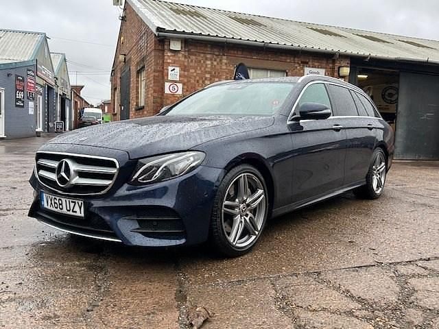 Used Mercedes E220 AMG Line Premium 2018 Blue Estate