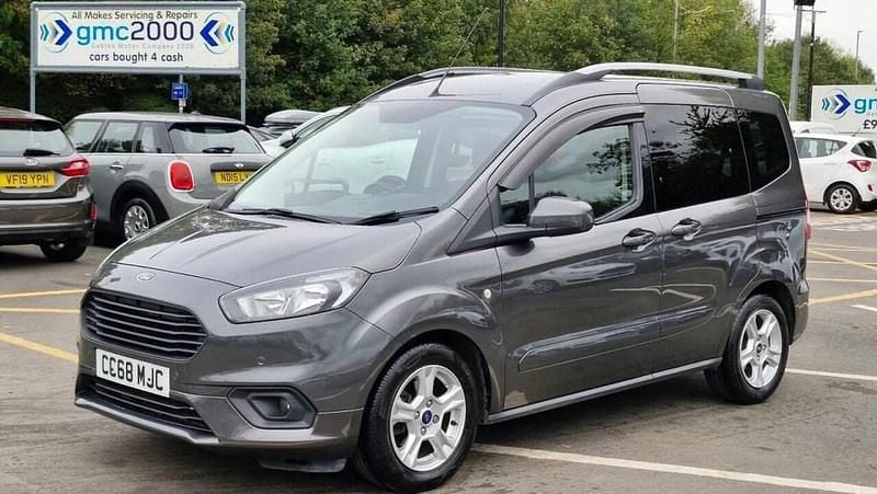 Grey Used 2019 Ford Tourneo Courier Zetec MPV | £8,595 (Fair price) - Image 1/3