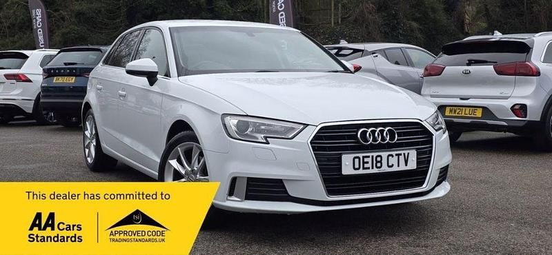 Used Audi A3 Sport 2018 White Sedan