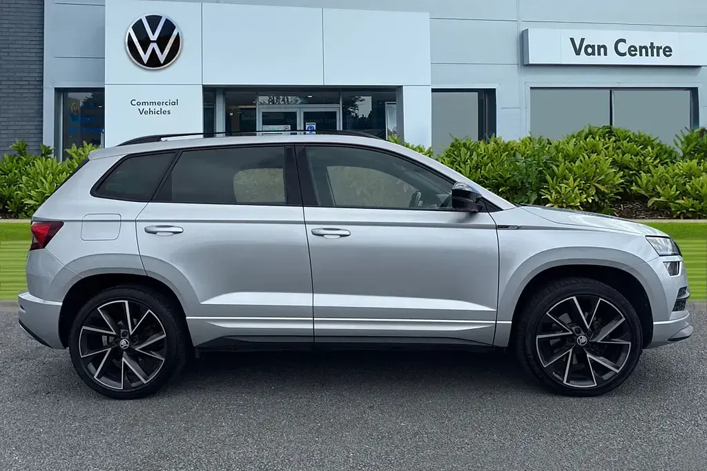 Used Skoda Karoq SportLine 190 HP (139 kW) 2022 Silver SUV