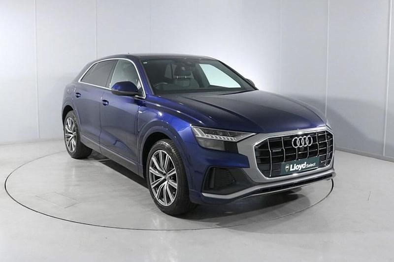 Blue Used 2020 Audi Q8 S-Line SUV | £34,950 (Good price) - Image 1/1