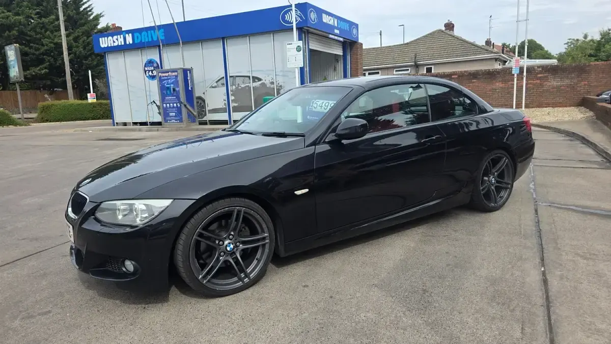 Used BMW 320 Cabriolet M Sport 2012 Black Cabriolet