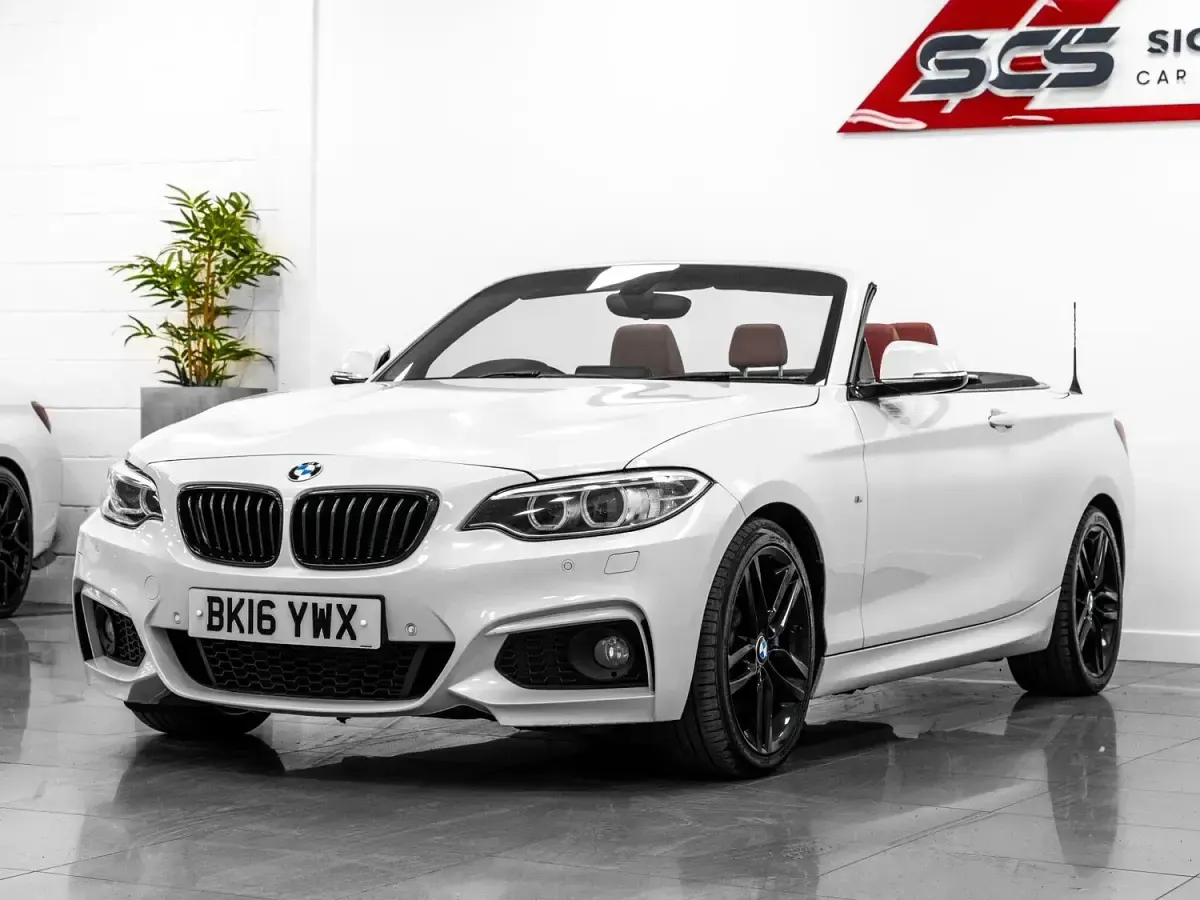 Used BMW 220 M Sport 190 HP (139 kW) 2016 White Cabriolet