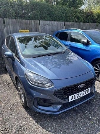 Chrome blue Used 2023 Ford Fiesta ST-Line Hatchback | £15,499 (A bit pricey) - Image 1/1