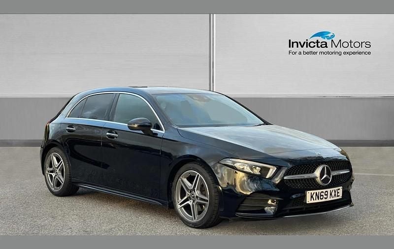 Black Used 2019 Mercedes A180 AMG Line Premium Hatchback | £17,500 (A bit pricey) - Image 1/4