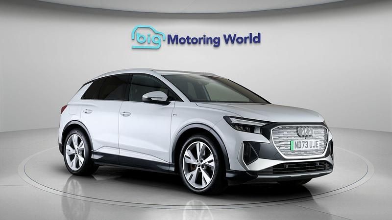 Used Audi Q4 e-tron S-Line 150 kW (204 HP) 2023 White SUV