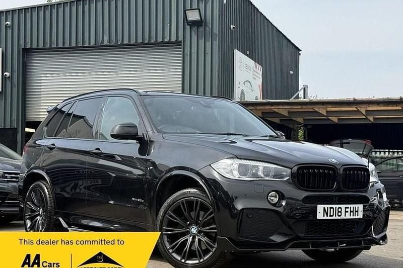 Black Used 2018 BMW X5 M Sport SUV | £21,490 (Good price) - Image 1/1