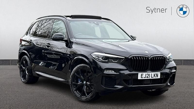 Black Used 2021 BMW X5 M Sport SUV | £41,000 (Good price) - Image 1/4