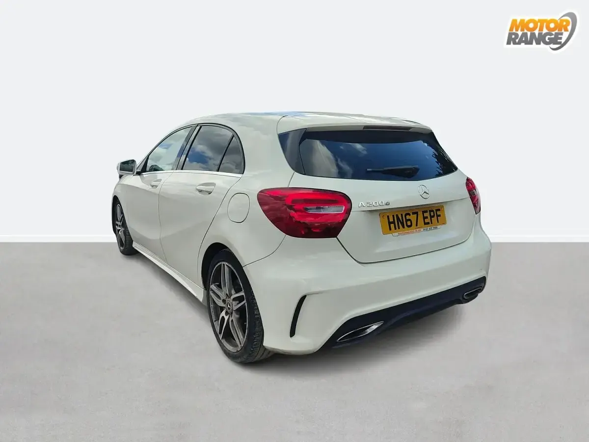 Used Mercedes A200 AMG line 2017 White Hatchback