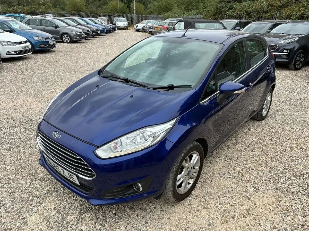 Used Ford Fiesta Zetec 98 HP (72 kW) 2017 Blue Hatchback